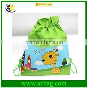 Fashion Cute Cartoon Kids Non Woven Sublimation Print Drawstring Bag thumbnail-3