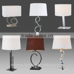 Modern Fabric Shade Table Lamp for Hotel and Decoration thumbnail-1