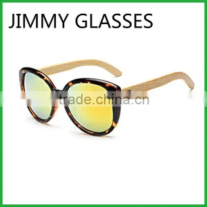 JMP634 Womens Fashion Designer Bamboo Temple Sunglasses thumbnail-1