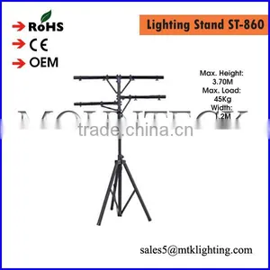 Outdoor/indoor Led Par Stainless Steel Tripod Light Stand Double T-bar Light Stand thumbnail-1