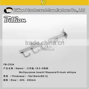 5 Holders Pegboard J Hook 10mm Hardware J Hook 350mm Metal J Hook thumbnail-1