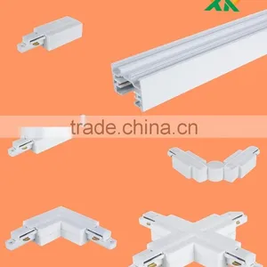 2016 New Design 1 Circuit 2 Wires Track Rail For LED Track Light System for COB Light 30w 40w thumbnail-1