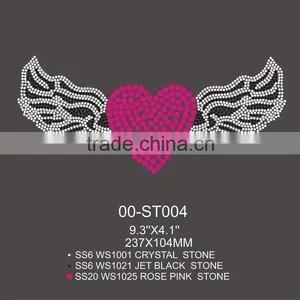 Beautiful Angel With Wings Design Rhinestone Stickers thumbnail-1