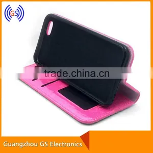 Leather Flip Phone Cover Bling Bling Rhinestone Case For HTC Desire 728 828 thumbnail-5