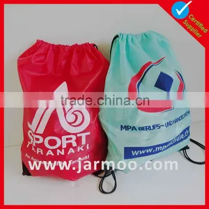 Custom Printed Clear Vinyl Pull String Bag thumbnail-4