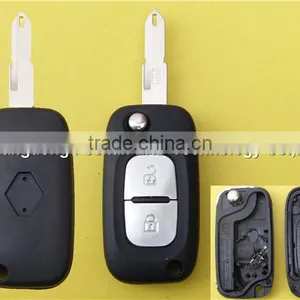 Cheap Folding Key Blank For Renault 2 Button Remote Flip Key Case Fob With 206 Blade thumbnail-1