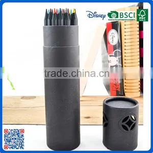 Hot Sales 24 Colors 7 Inch Fancy Black Wooden Pencils Into the Box thumbnail-6