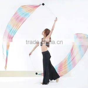 SWEGAL Hot Sell Belly Dance Fan Veils Dance Props thumbnail-1