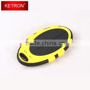 Dual Usb Port 5000mah Portable Backup Solar Power Bank Charger thumbnail-2