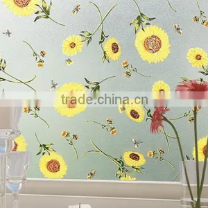 2D PVC Decorative Foil Printing Static Decorative Stretch Film PVC Decorative Foil Self Adhesive Window Film thumbnail-3
