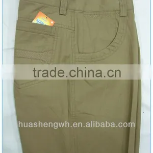 Khaki Man's Fashion Cotton Casual Trousers Pants 2013 Manufacturer thumbnail-3