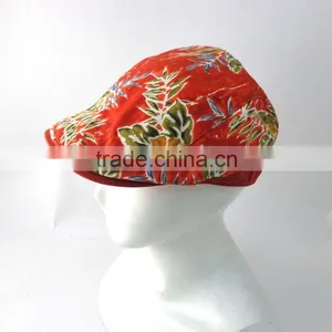WLOF0702-11 100% Cotton Canvas Floral Printed Golf Cap, Needlepoint Man Hat and Cap thumbnail-1