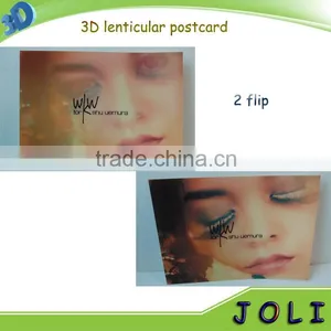 Custom Design Flip 3D Lenticular Postcard thumbnail-1