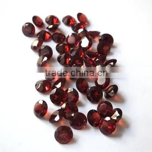 High Quality Gemstone Collection, Garnet Round Faceted Cut Loose Gemstones thumbnail-3