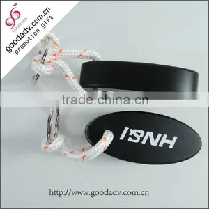 Promotional Souvenir Floating Plastic Keychains pu Leather Keychain thumbnail-1