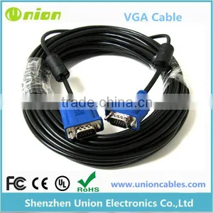 BLUE SVGA VGA Monitor M/M Cable CORD FOR PC TV thumbnail-1