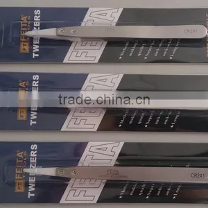Heat Resistance CR241 Zirconia Ceramic Tip Pointed Tweezers thumbnail-3
