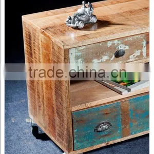 Recycle Wood TV Cabinet thumbnail-2