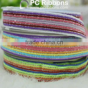 Good Quality Elastic Glitter Ribbon Trimmings thumbnail-1