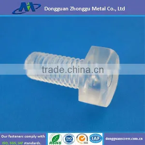 High Quality Hex Head Plastic Nylon Screw thumbnail-1