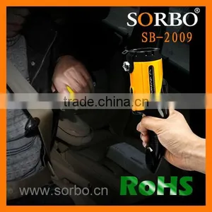 Hottest Ingenuity Powerful Multifunction LED Car Flashlight Work Light With Hammer & Cutter thumbnail-6