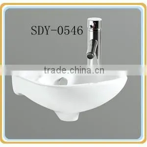 Ceramic Wash Sink Bathroom Hand Wash Basin Wall-hung Sink thumbnail-1