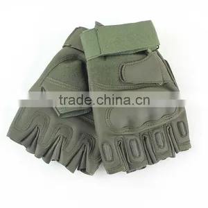 Cut Finger Olive Green Army Gloves thumbnail-6