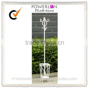 Vintage Iron Coat Rack Stand thumbnail-2