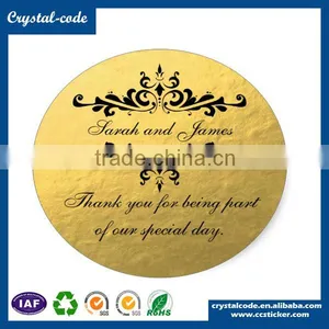 Custom Printed Sticker Manufacturer Gold Foil Sticker thumbnail-3