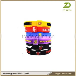 Sport Silicone Bracelet, Debossed Wrisband, Wholesale Silicone Wrist Band ZDS2023 thumbnail-2