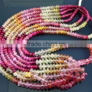 Natural Umba Sapphire Rondelles Beads thumbnail-1
