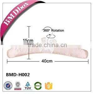 Fabric Satin Padded Clothes Hanger Wholesale thumbnail-1