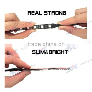Mini Strip Black Led Motorcycle Turn Signal Cruiser Chopper Custom Lights thumbnail-1