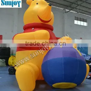 Selling Giant Advertising Inflatable Cartoon Winnie thumbnail-1
