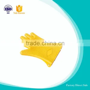 Food Grade Silicone Finger Protector Oven Bbq Grill Mitt Items for Heat Resistant Grilling Patent Silicone Bbq Glove thumbnail-5