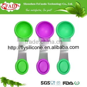 Mix Color Reusable Measuring Spoon With Stainless Steel Handle thumbnail-1