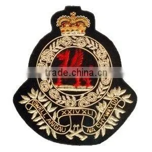 Hand Embroidered Badges , Emblems , Crest , Insignias , Patches thumbnail-1