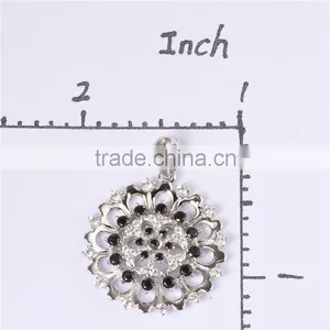 2016 Fashionable Flowers Of Life Design 925 Sterling Silver Pendants thumbnail-2