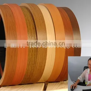 0.6mm Thickness Solid Color and Wood Grain Color PVC Edge Banding thumbnail-5