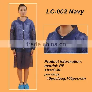 Disposable Surgical Medical Protective Clothing in Dark Blue thumbnail-1