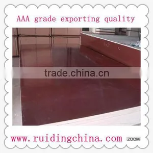 High Quality 18mm Black/Brown Film Faced Plywood for Construction From Linyi China thumbnail-1