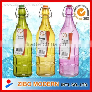 1 Litre Milk Glass Bottle thumbnail-1