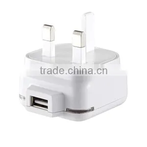 5V 2.4A High Light PC Travel Adapter With CE/BS thumbnail-3