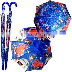 2015 Hot Selling Top Quality Low Price Wholesale Baymax Cartoon Character Umbrella thumbnail-1