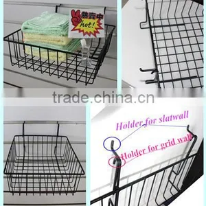 Metal Wire Supermarket Baskets in Bulk thumbnail-4