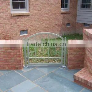 Wrought Iron Gates /wrought Iron Double Entry Doors /metal Iron Gate for Sale thumbnail-1