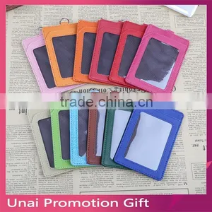 Hot Sale Card Holder Necklace Business ID Leather Badge thumbnail-1