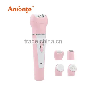 5 Interchangeable Attachment Washable Face Massager/Facial Brush/Lady Shaver thumbnail-1