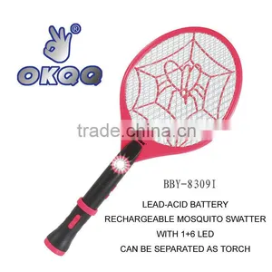 BBY-8309J LED TORCH RECHARGEABLE BAT ZAPPER MOSQUITO thumbnail-4