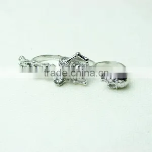 Jewellery Gold Human Skeleton Wedding Rings thumbnail-3